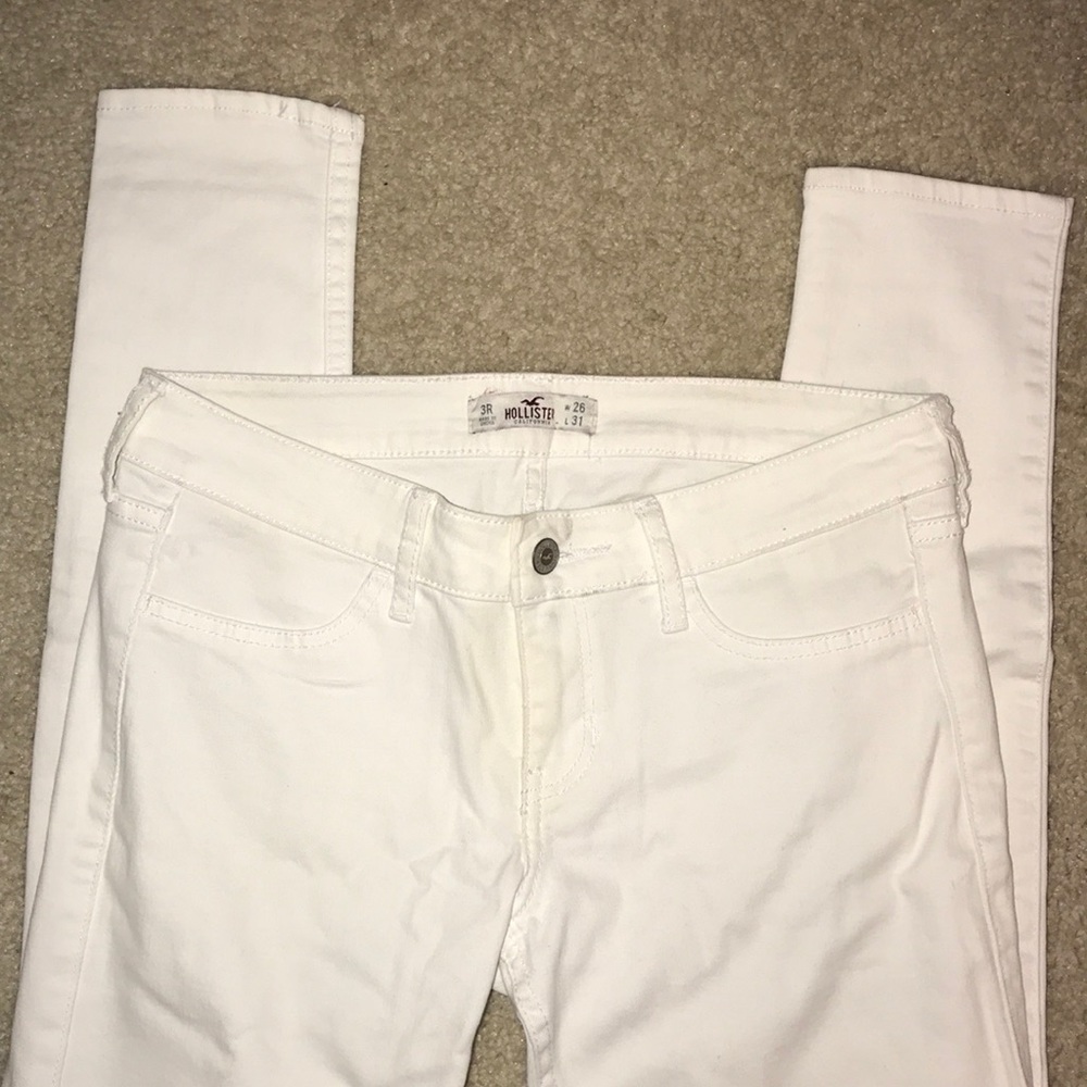 White Hollister jeans